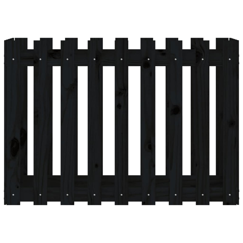 Pat înălțat grădină design gard 100x50x70 cm lemn de pin tratat