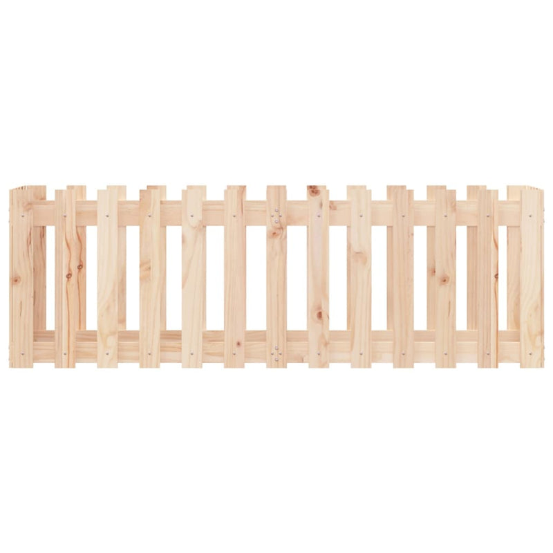 Pat înălțat grădină design gard 150x50x50 cm lemn de pin tratat