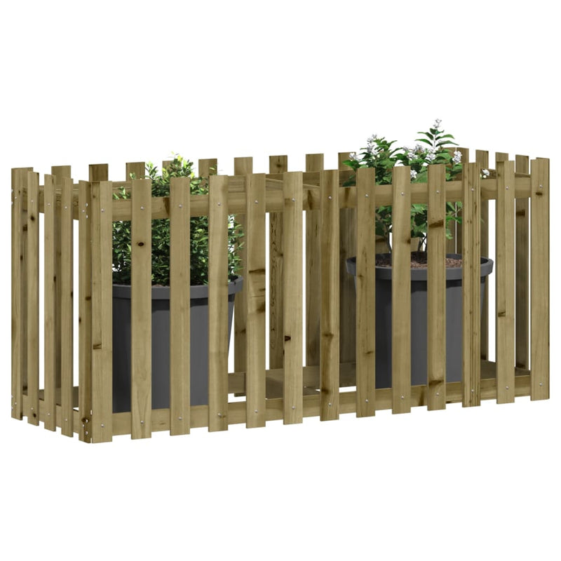 Pat înălțat grădină design gard 150x50x70 cm lemn impregnat pin