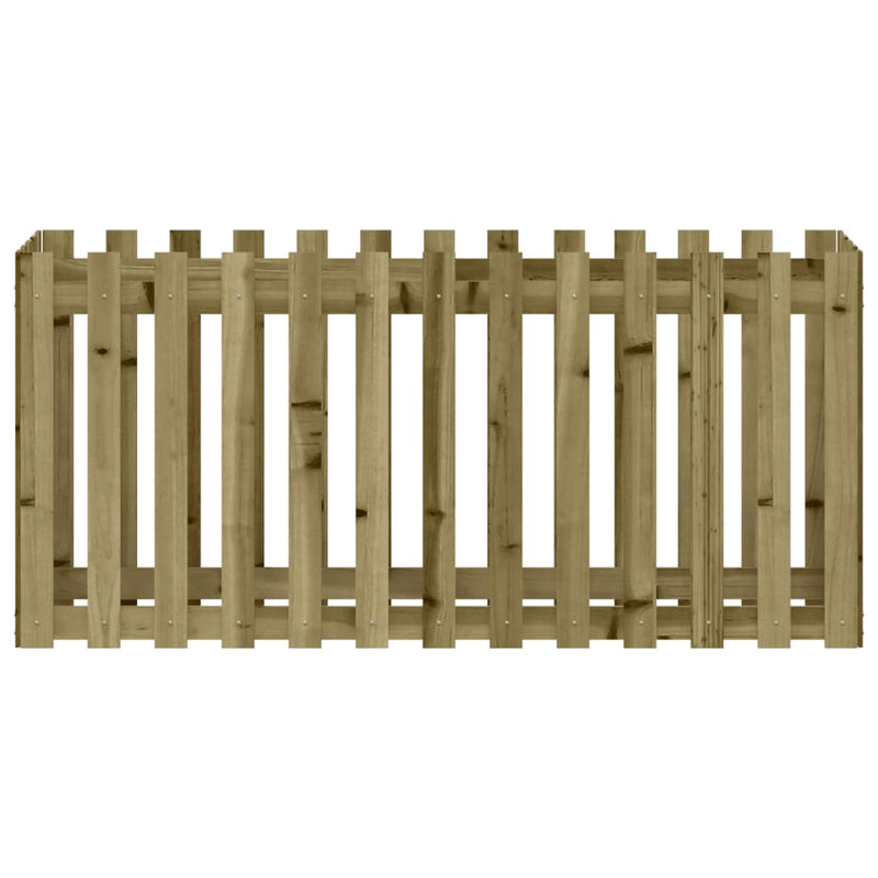 Pat înălțat grădină design gard 150x50x70 cm lemn impregnat pin