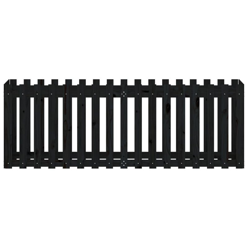 Pat înălțat grădină design gard 200x50x70 cm lemn impregnat pin
