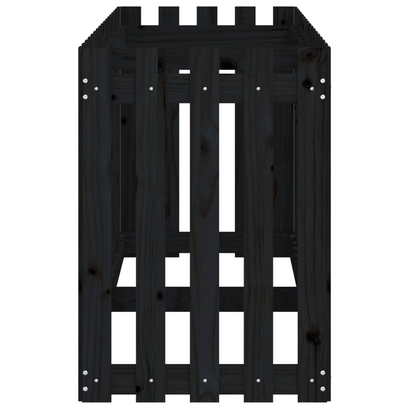 Pat înălțat grădină design gard 200x50x70 cm lemn impregnat pin