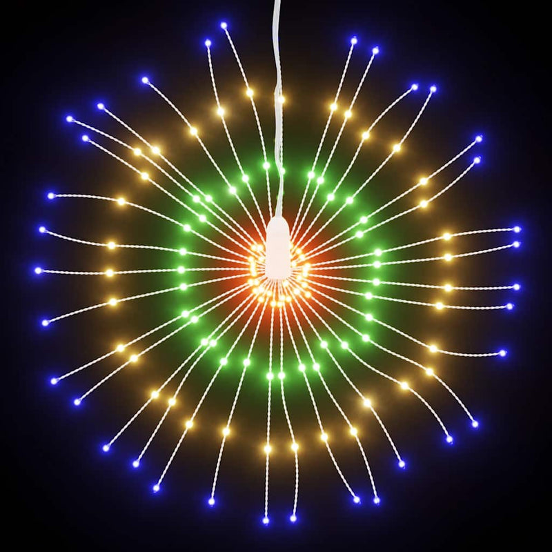 Lumină stelară de Crăciun 140 LED-uri, multicolor, 17 cm