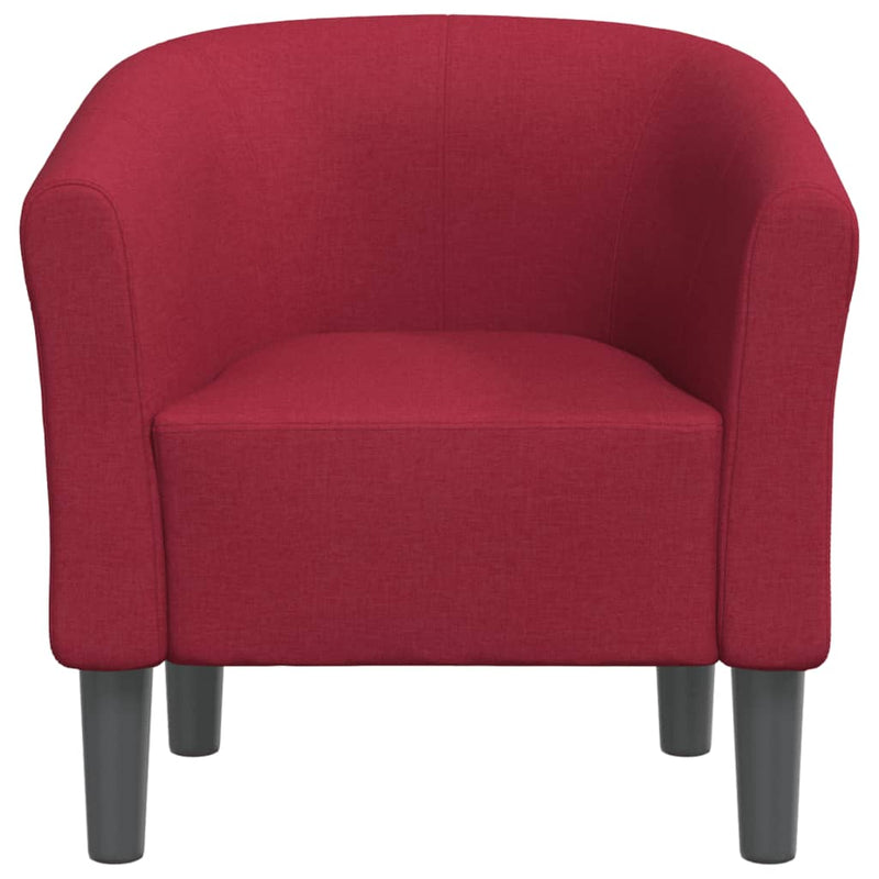 Fotoliu tip cuvă, roșu vin, material textil