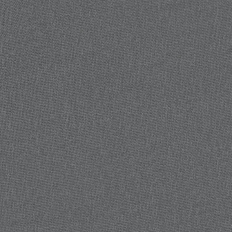 Fotoliu tip cuvă cu taburet, gri închis, material textil