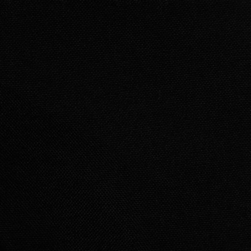 Fotoliu tip cuvă cu taburet, negru, material textil