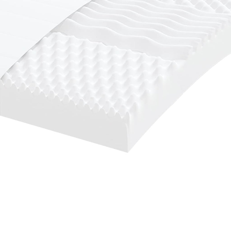 Saltele din spumă, 2 buc. alb 80x200 cm, 7 zone duritate 20 ILD