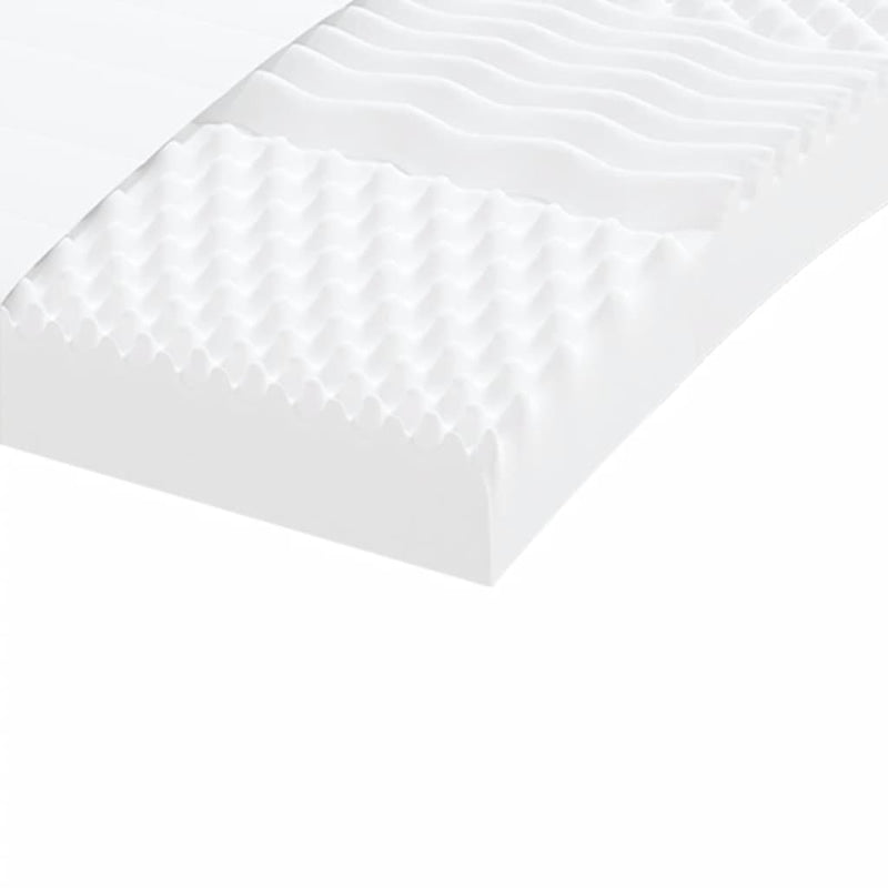 Saltele din spumă, 2 buc. alb 100x200 cm 7 zone duritate 20 ILD