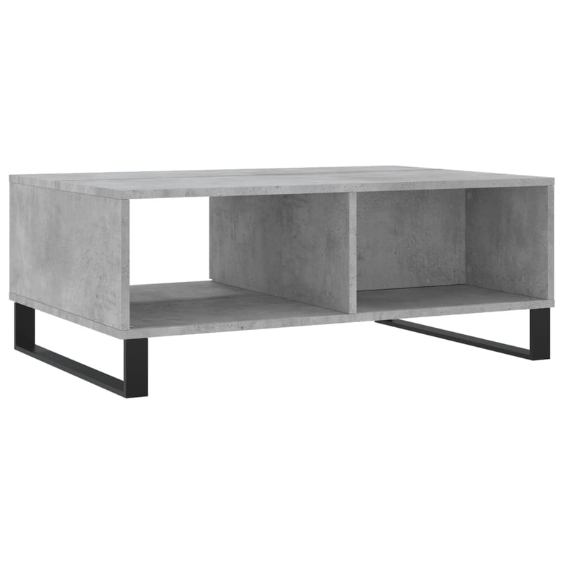 Masă de cafea, gri beton, 90x60x35 cm, lemn compozit