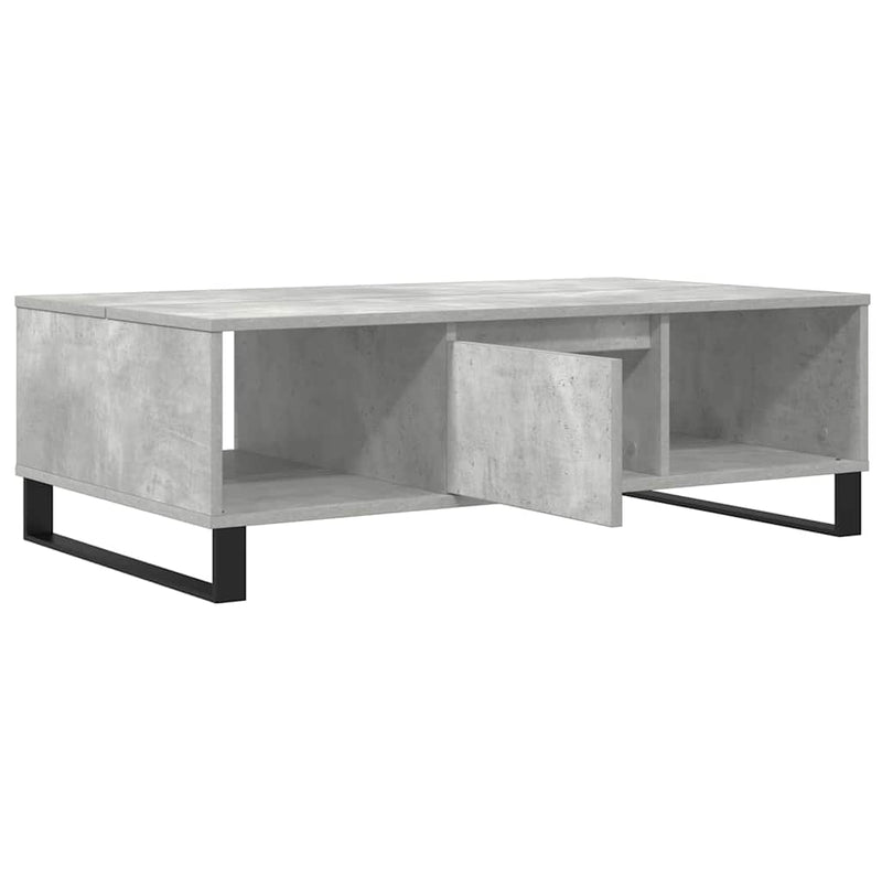 Masă de cafea, gri beton, 104x60x35 cm, lemn compozit