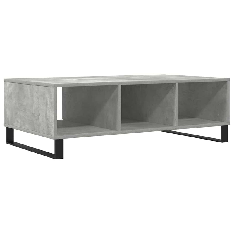 Masă de cafea, gri beton, 104x60x35 cm, lemn compozit