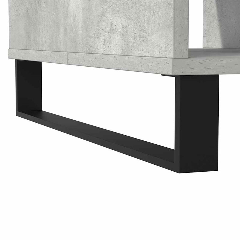 Masă de cafea, gri beton, 104x60x35 cm, lemn compozit