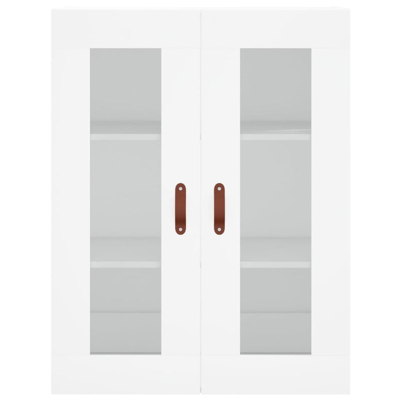 Dulap cu montaj pe perete, alb, 69,5x34x90 cm