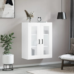 Dulap cu montaj pe perete, alb, 69,5x34x90 cm