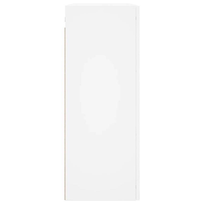 Dulap cu montaj pe perete, alb, 69,5x34x90 cm