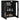 Dulap cu montaj pe perete, negru, 69,5x34x90 cm