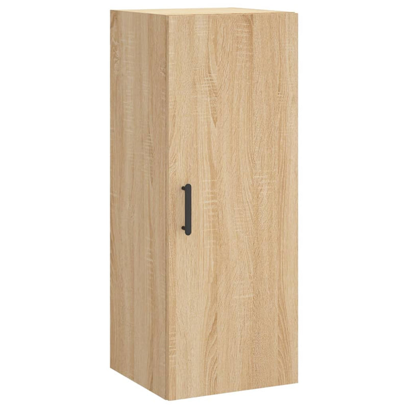 Dulap montat pe perete, stejar sonoma, 34,5x34x90 cm