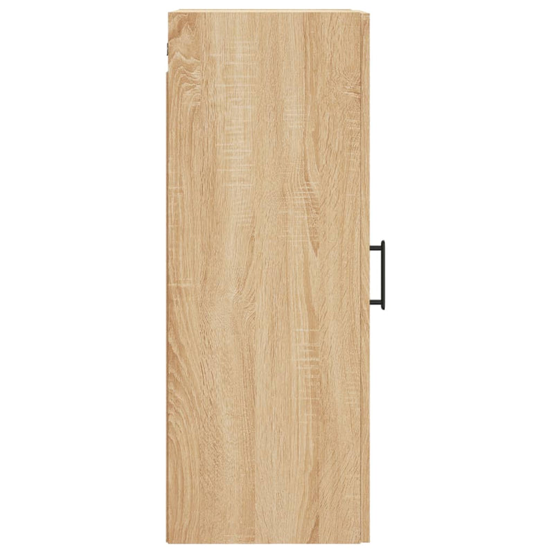Dulap montat pe perete, stejar sonoma, 34,5x34x90 cm