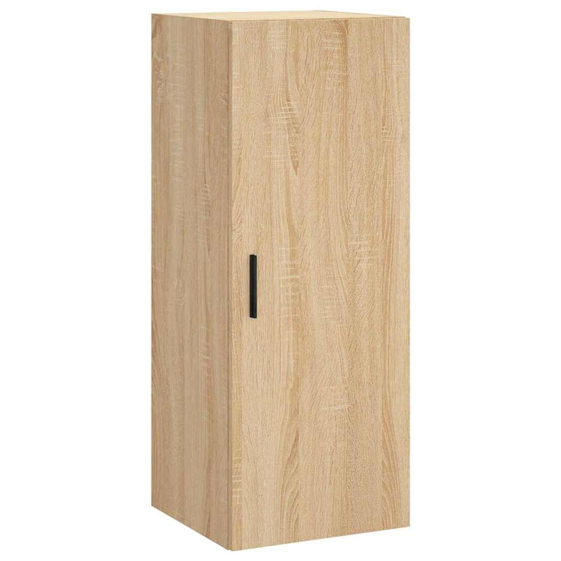 Dulap montat pe perete, stejar sonoma, 34,5x34x90 cm