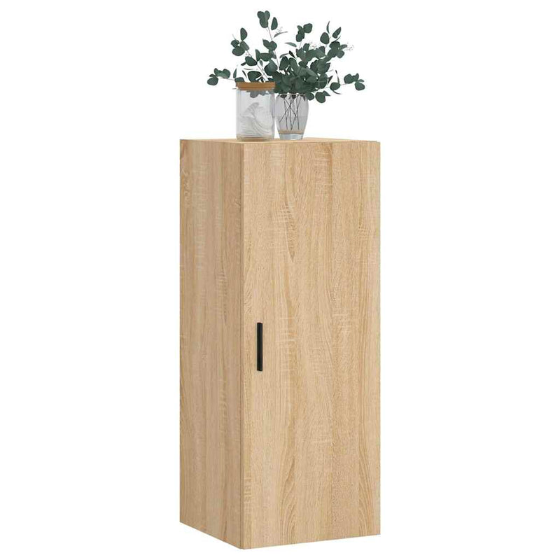 Dulap montat pe perete, stejar sonoma, 34,5x34x90 cm