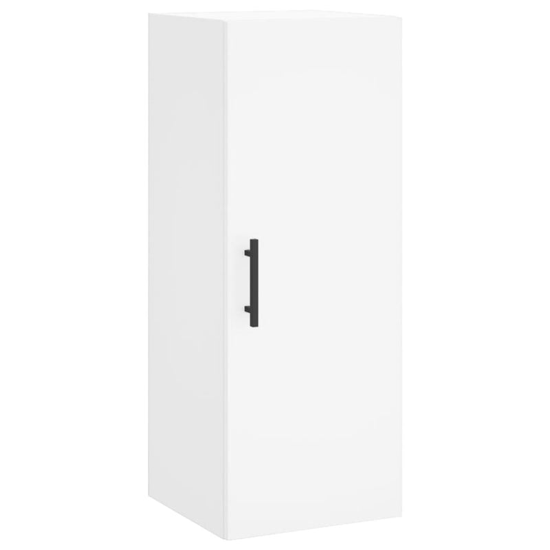 Dulap montat pe perete, alb, 34,5x34x90 cm