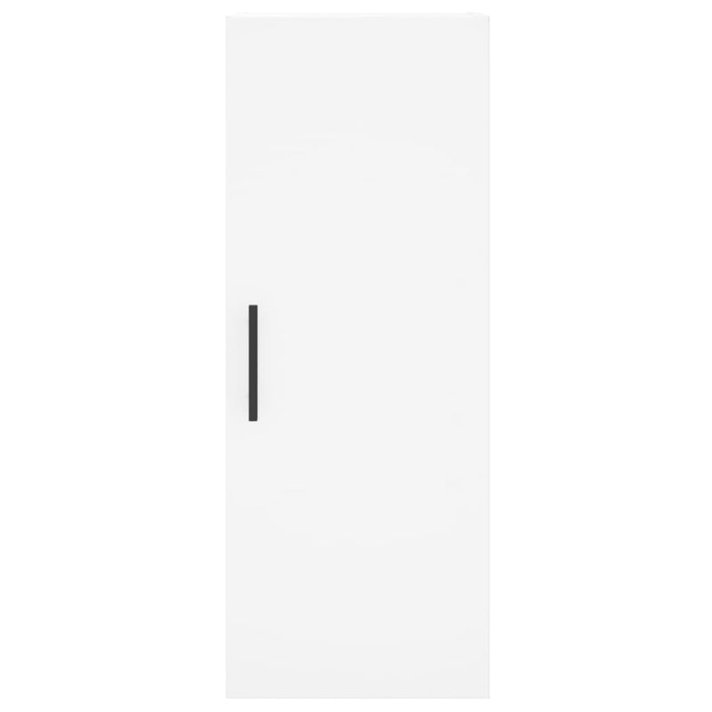 Dulap montat pe perete, alb, 34,5x34x90 cm