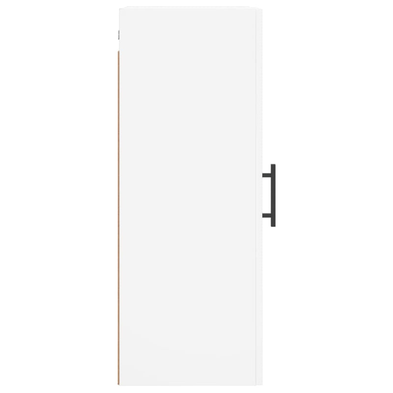 Dulap montat pe perete, alb, 34,5x34x90 cm