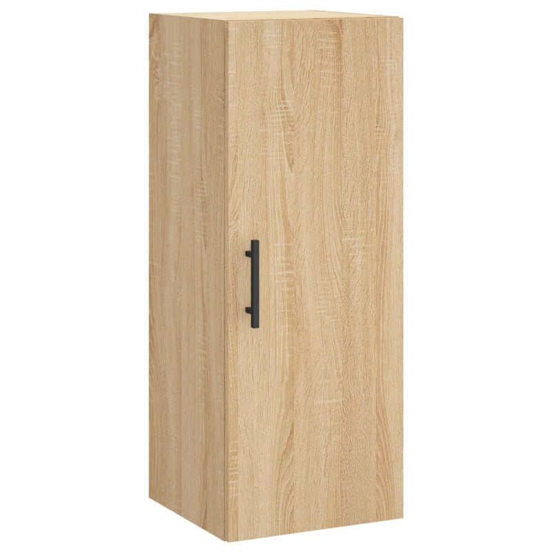 Dulap montat pe perete, stejar sonoma, 34,5x34x90 cm
