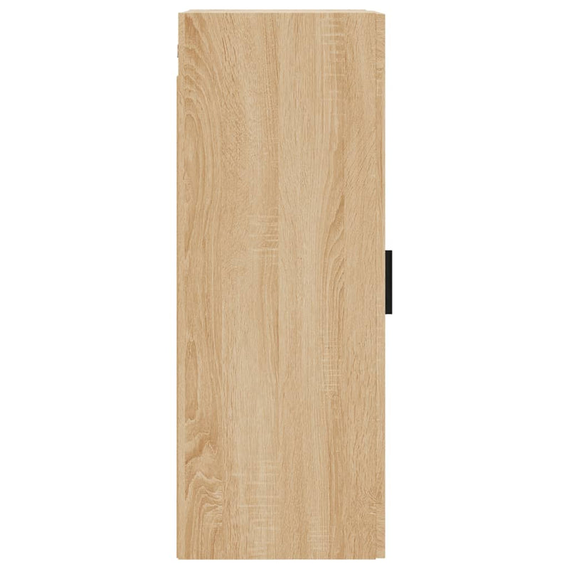 Dulap montat pe perete, stejar sonoma, 34,5x34x90 cm