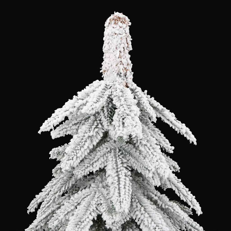 Brad de Crăciun artificial cu zăpadă, 150 cm