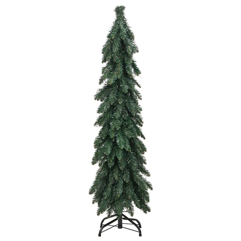 Brad de Crăciun artificial pre-iluminat cu 60 LED-uri, 120 cm