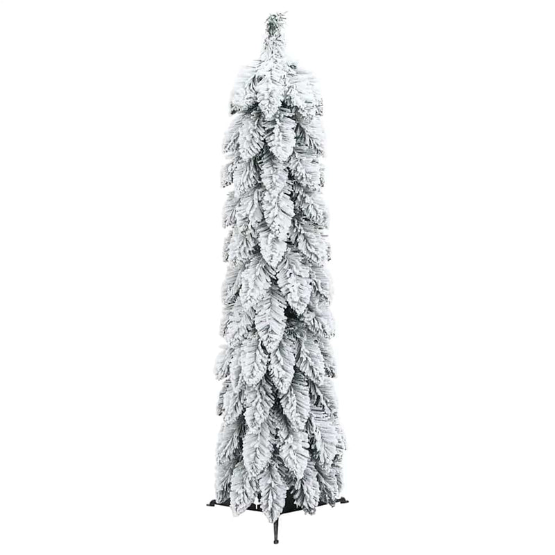 Brad de Crăciun artificial pre-iluminat 30 LED-uri/zăpadă 60 cm