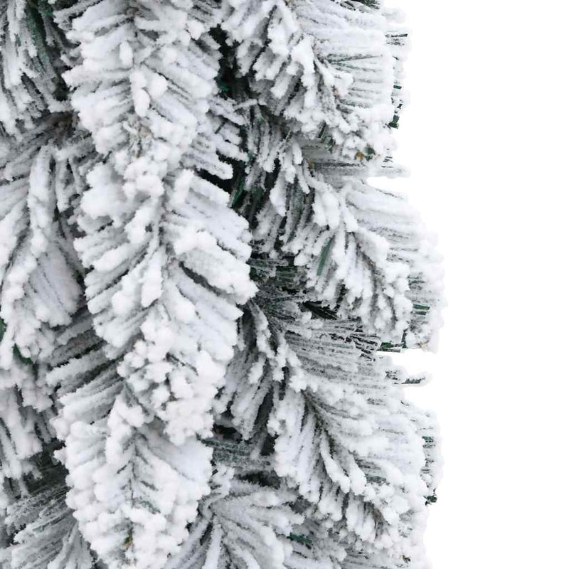 Brad de Crăciun artificial pre-iluminat 30 LED-uri/zăpadă 60 cm