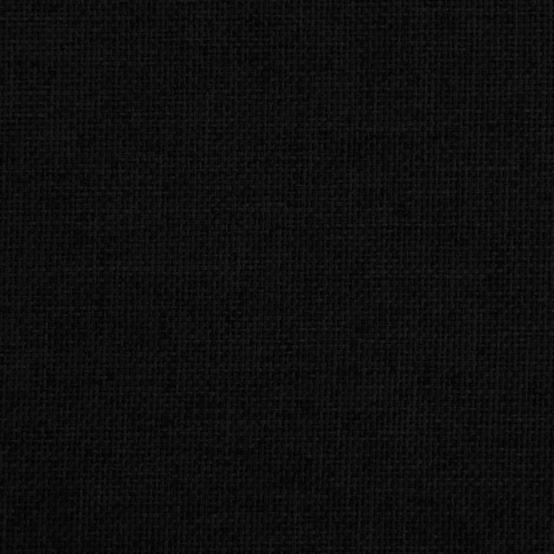 Canapea pentru copii, negru, 70x40x24 cm, material textil