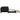 Pat de zi cu extensie și sertare, negru, 80x200 cm, textil