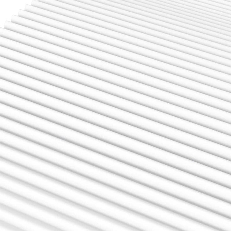 Pat de zi cu saltea, crem, 100x200 cm, textil