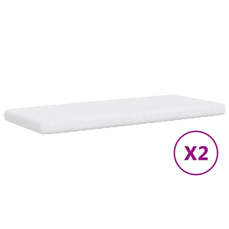 Pat de zi cu extensie și saltele crem 90x200 cm piele ecologică