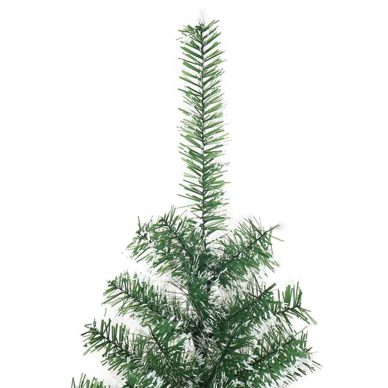 Brad de Crăciun artificial cu zăpadă, verde, 120 cm