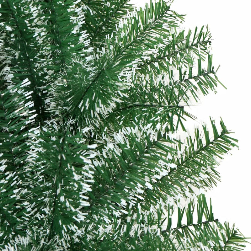 Brad de Crăciun artificial cu zăpadă, verde, 120 cm