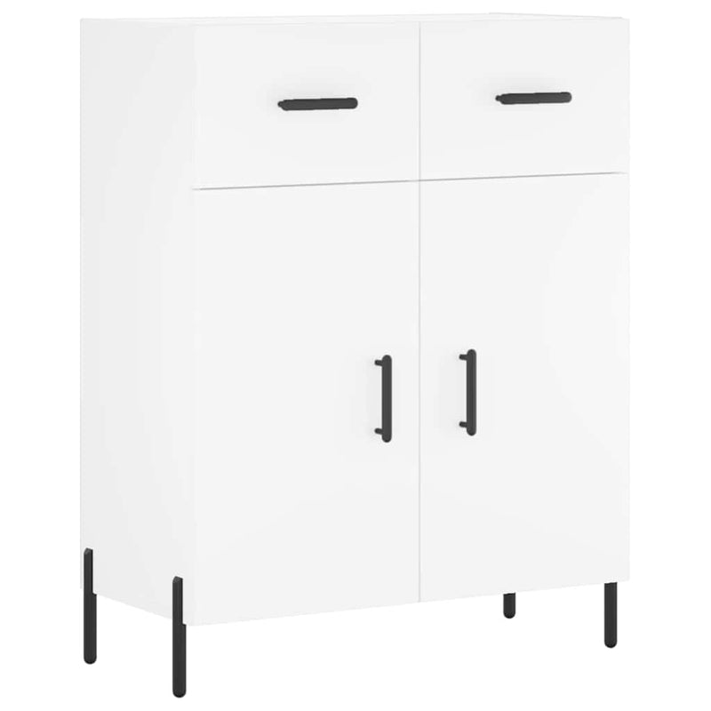 Dulap înalt, alb, 69,5x34x180 cm, lemn compozit