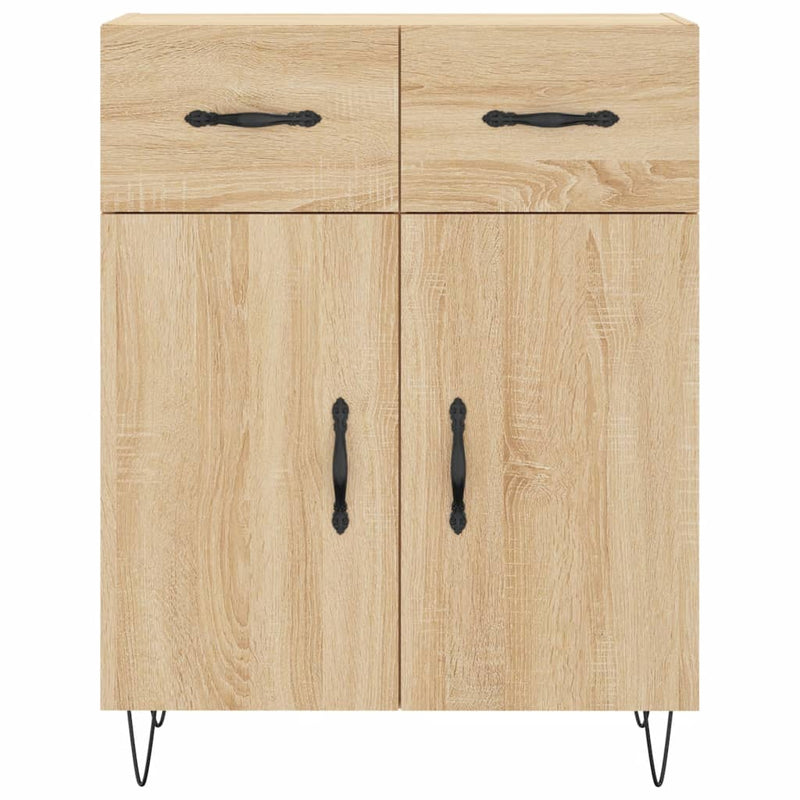 Dulap înalt, stejar sonoma, 69,5x34x180 cm, lemn compozit