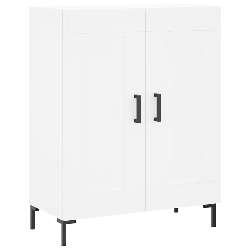 Dulap înalt, alb, 69,5x34x180 cm, lemn compozit
