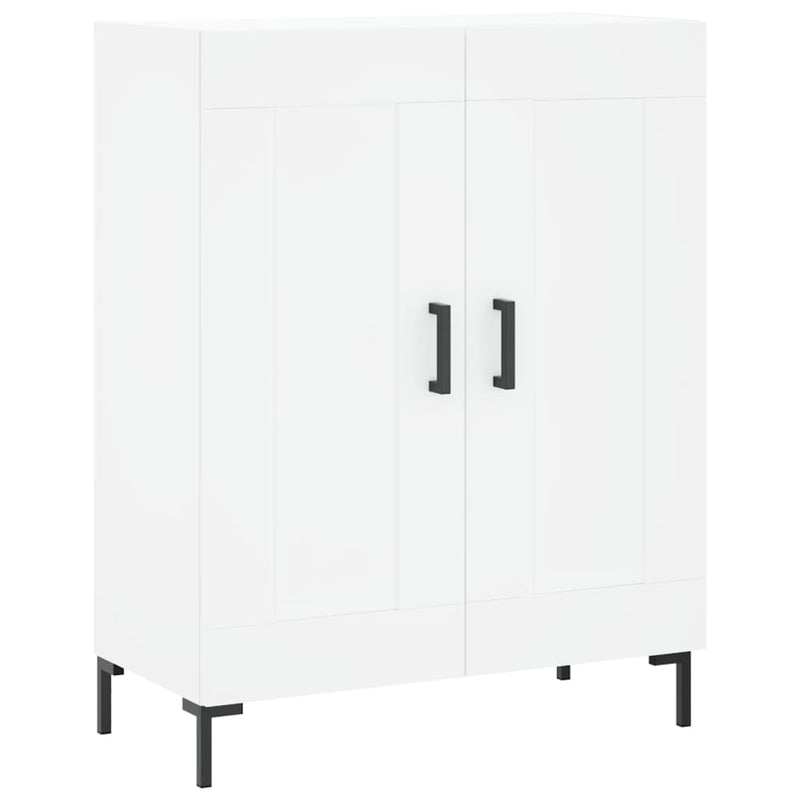 Dulap înalt, alb, 69,5x34x180 cm, lemn compozit