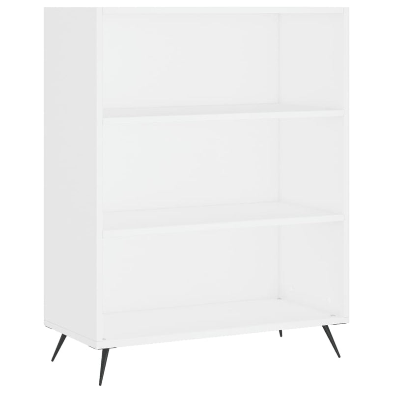 Dulap înalt, alb, 69,5x34x180 cm, lemn compozit