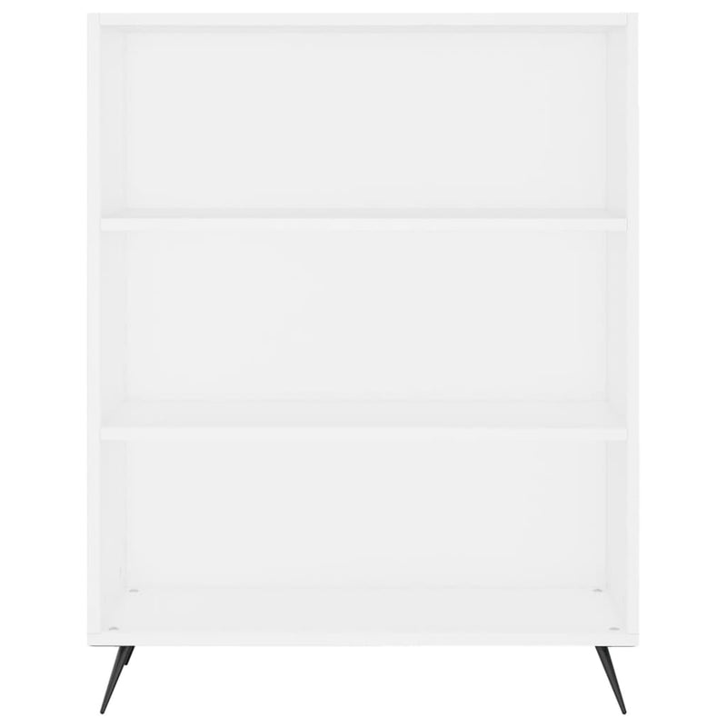 Dulap înalt, alb, 69,5x34x180 cm, lemn compozit