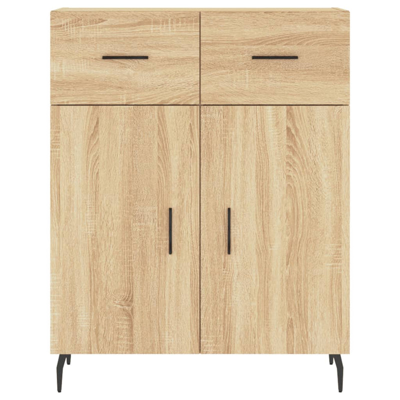 Dulap înalt, stejar sonoma, 69,5x34x180 cm, lemn compozit