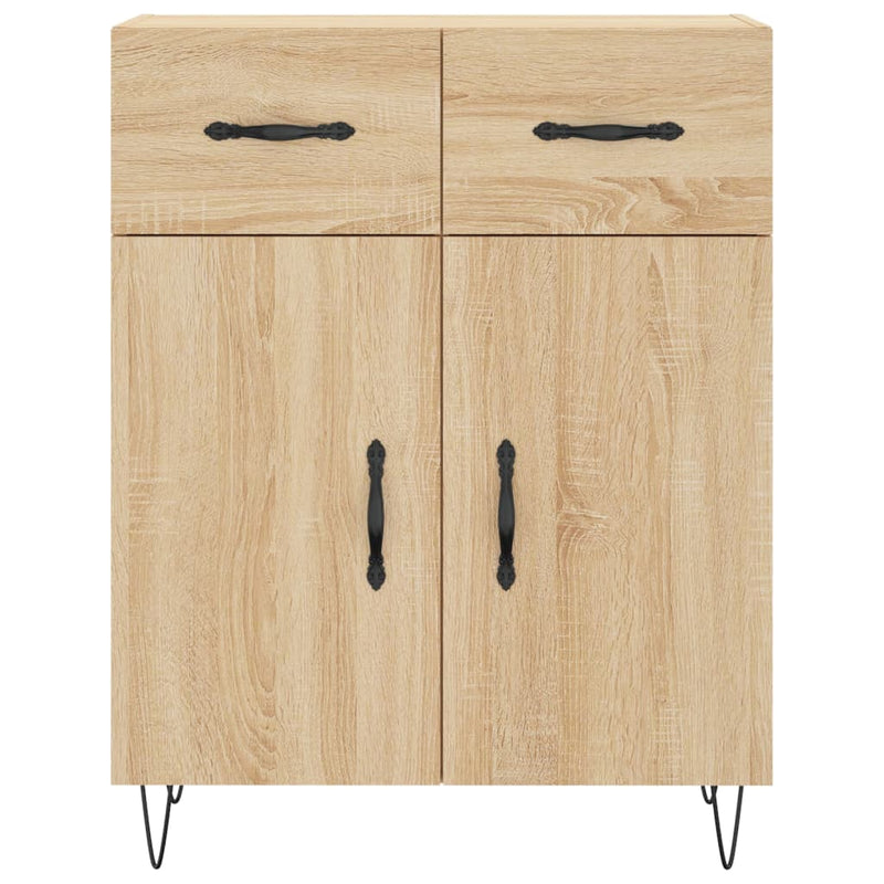 Dulap înalt, stejar sonoma, 69,5x34x180 cm, lemn compozit