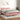 Pat box spring cu saltea, roz, 140x190 cm, catifea
