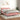 Pat box spring cu saltea, roz, 140x190 cm, catifea