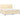 Pat box spring cu saltea, crem, 200x200 cm, textil